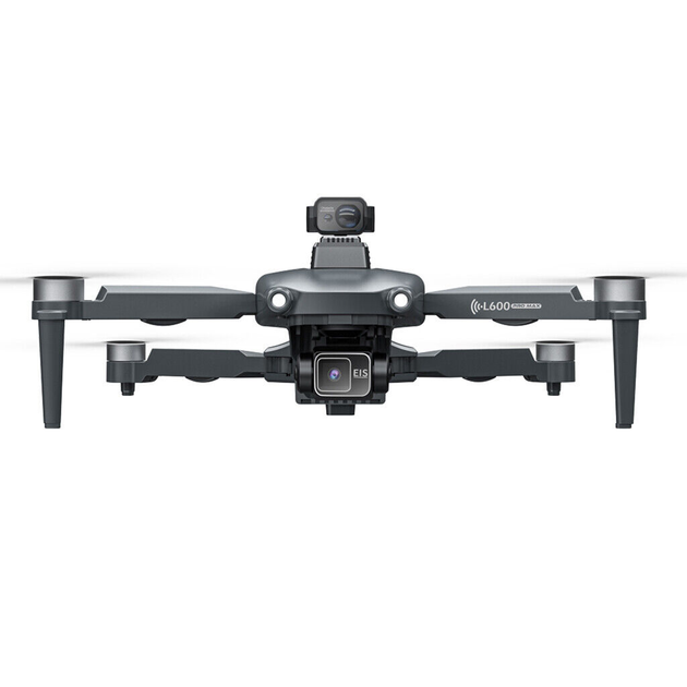 Квадрокоптер L600-2 PRO MAX GPS 4K дрон с 3-осевым подвесом, пультом с экраном, FPV, Follow Me, автовозвратом, до 3 км, 30 мин полета - изображение 5