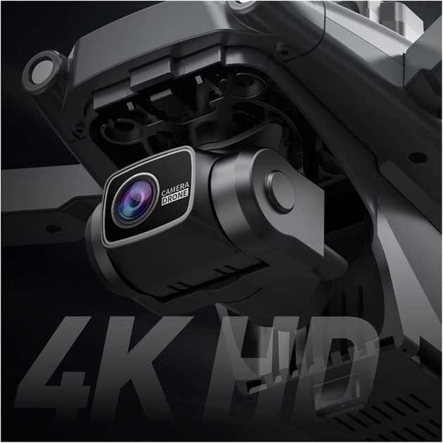Квадрокоптер L600-2 PRO MAX GPS 4K дрон с 3-осевым подвесом, пультом с экраном, FPV, Follow Me, автовозвратом, до 3 км, 30 мин полета - изображение 4