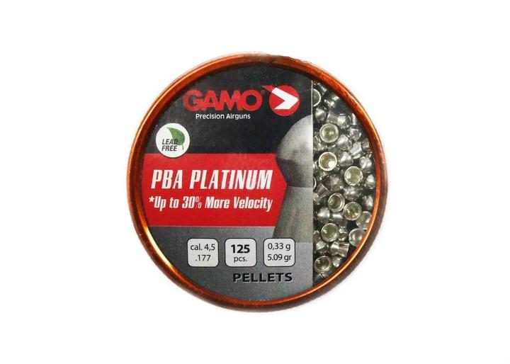 Пули свинцовые Gamo PBA Platinum 4,50 мм 0,33 г 125 шт - изображение 1