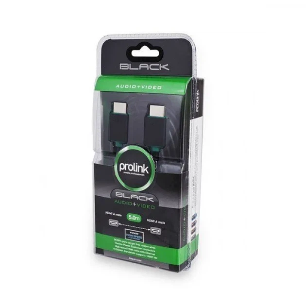 Кабель ProLink HDMI штекер A-A 1.4 Ver.3D 5м (PB348-0500) [11061]. - зображення 2