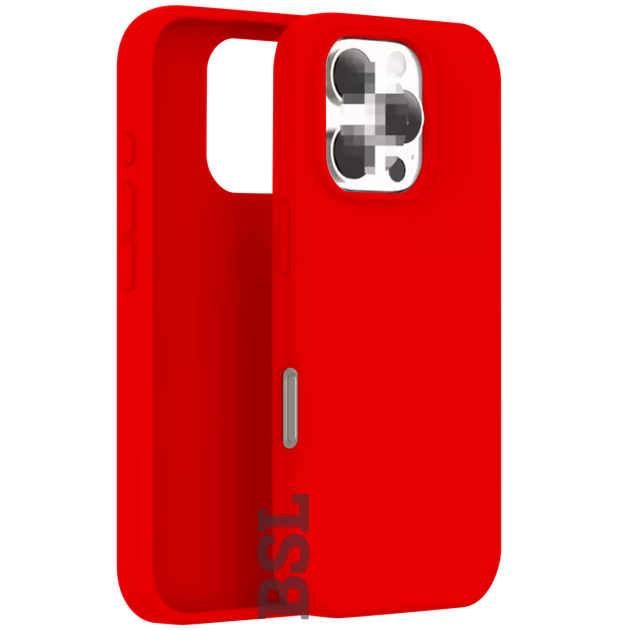 Силиконовый чехол для iPhone 16 Pro Max Fruct Silicon Case Full Cover Red - Фото 1 Силиконовый чехол для iPhone 16 Pro Max Fruct Silicon Case Full Cover Red - изображение 1