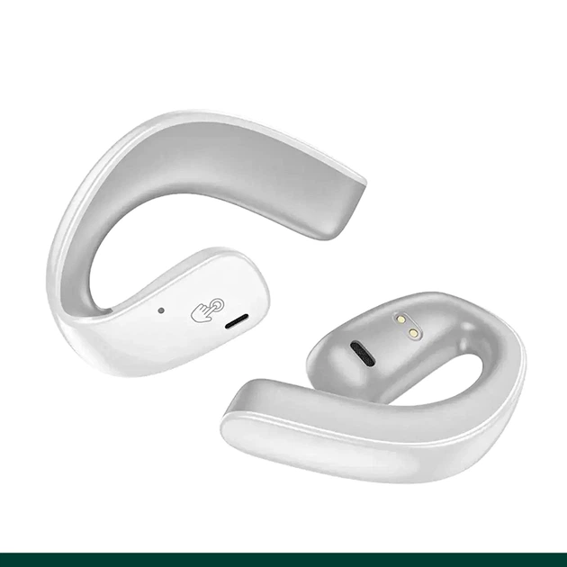 Навушники HOCO EQ4 Graceful true wireless BT headset White - Фото 6 Навушники HOCO EQ4 Graceful true wireless BT headset White - зображення 6