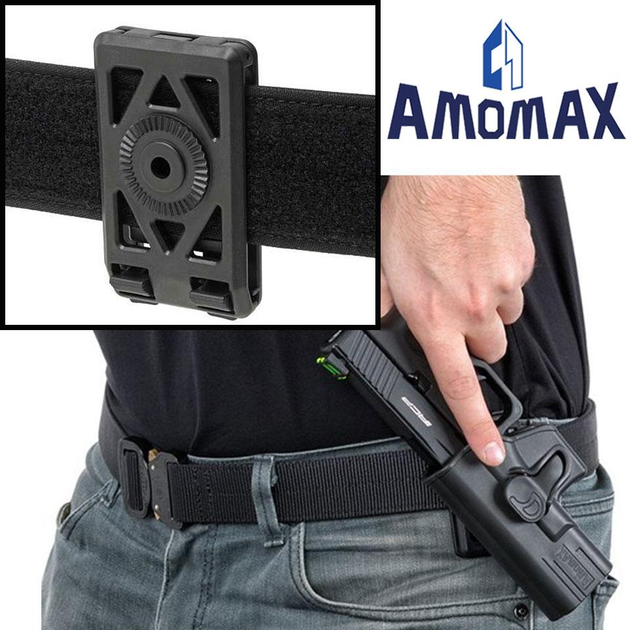 Крепление на пояс, ремень для кобуры Amomax и Cytac AM-BC2 black - изображение 2