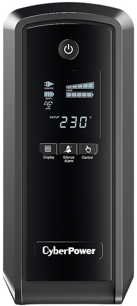 UPS CyberPower PFC Sinewave CP550EPFCLCD 350W/550VA - obraz 2