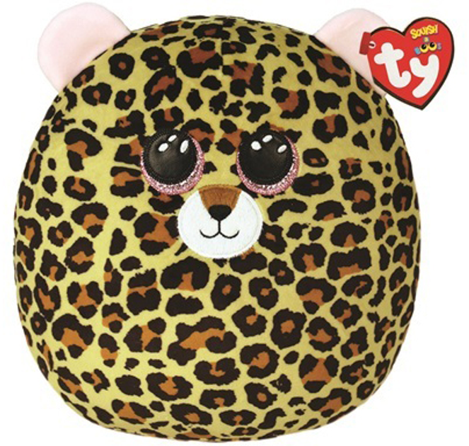 Maskotka poduszka Ty Squish-a-Boos Livvie Lampart 30 cm (8421393213) - obraz 1