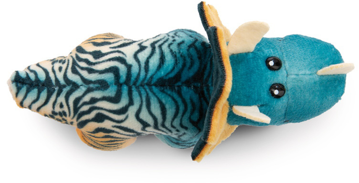 Maskotka Nici Dinozaur Cerastupsy w niebieskim kolorze, w wulkanicznym jajku 12 cm (4012390494624) - obraz 5