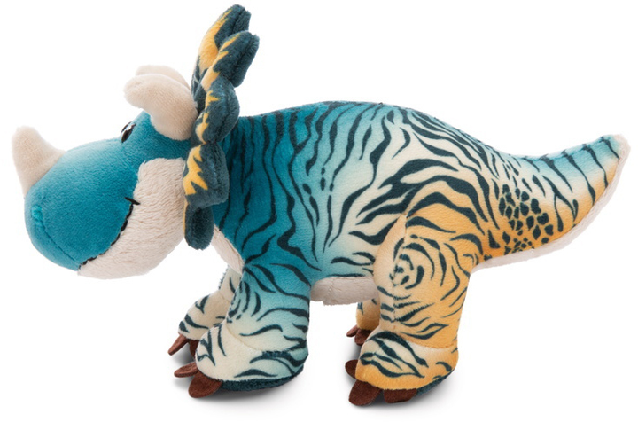 Maskotka Nici Dinozaur Cerastupsy w niebieskim kolorze, w pozycji stojącej 20 cm (4012390494662) - obraz 7