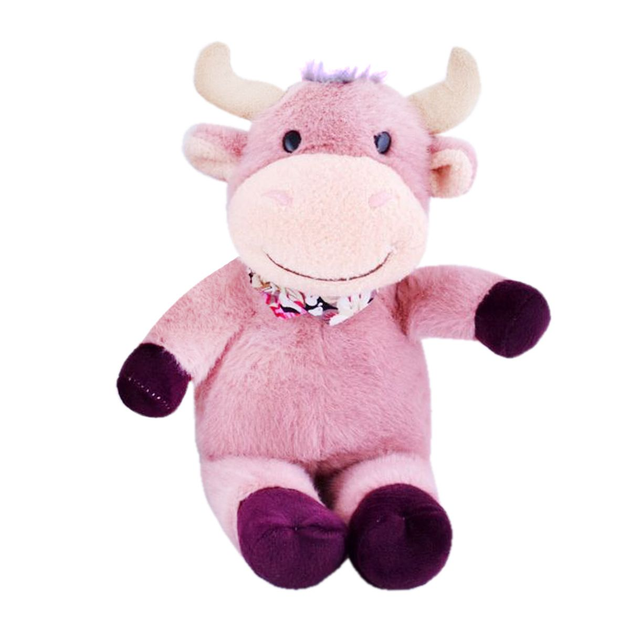 Плюшевая игрушка Бычок розовый MiC (96049) (150879) – фото, отзывы ...