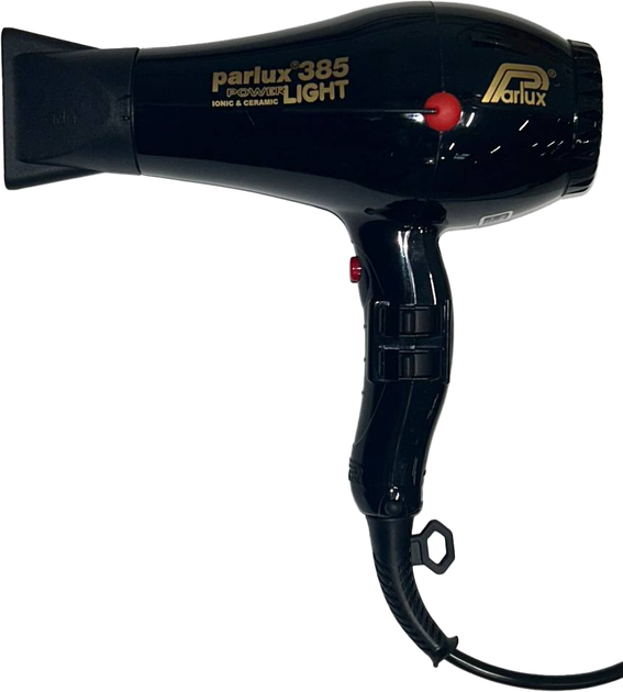 Фен Parlux 385 Power Light Ionic & Ceramic Black (8021233124013) (955555904984091) - Уцінка - зображення 3