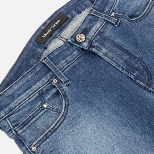 Jeansy slim fit męskie Karl Lagerfeld KLMP000100495W1-001 32 Czarne (9000003881539) - obraz 6