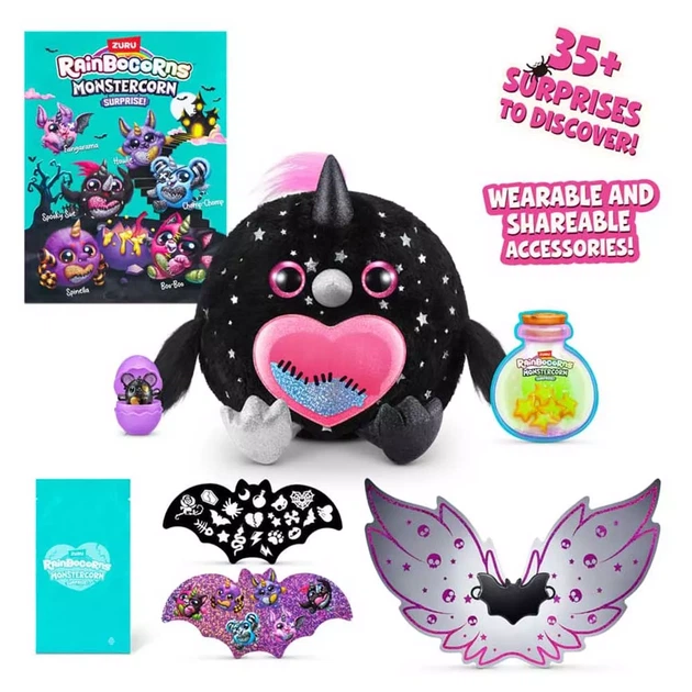 М'яка іграшка Rainbocorns Monstercorn Surprise Ворон (9297H) - зображення 10
