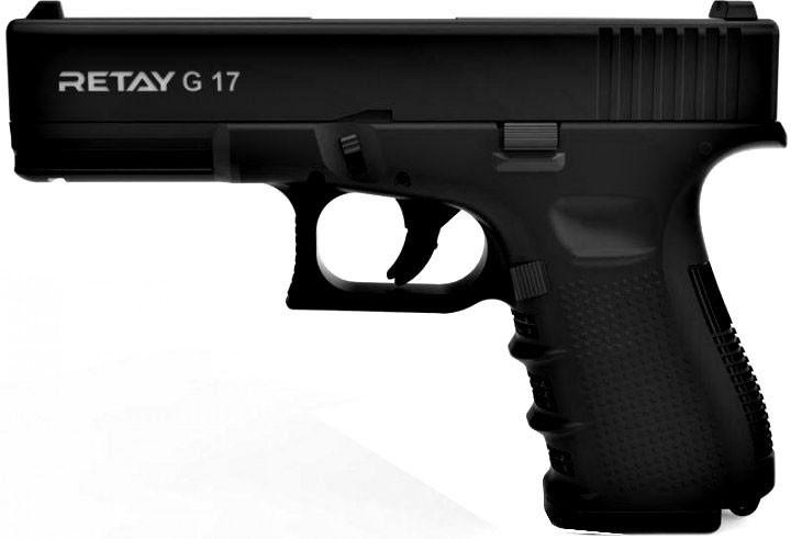 Пістолет стартовий Retay G17 кал. 9мм. Колір – black. + холості патрони (50 шт) - зображення 2