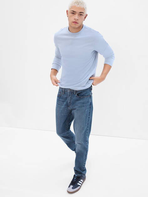 Jeansy regular fit męskie GAP 737645-00 W31L32 Niebieskie (1200060082018) - obraz 3