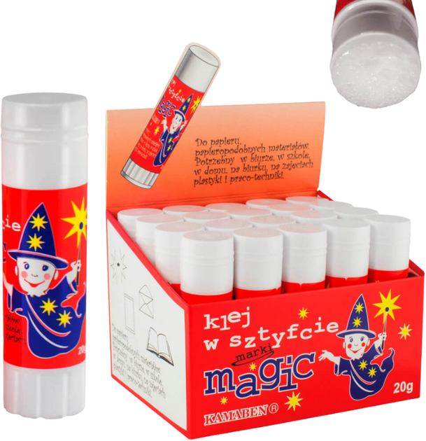 Набір клею-олівець Kamaben Magic 20 г 20 шт (ZES5906092000087) - зображення 3