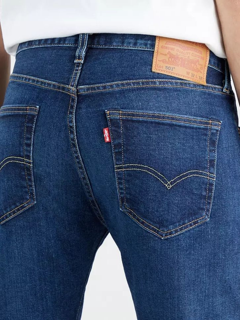 Джинси Regular fit чоловічі Levi's 501 Original 00501-3199 36-34 Темно-сині (5400970332180) - зображення 6