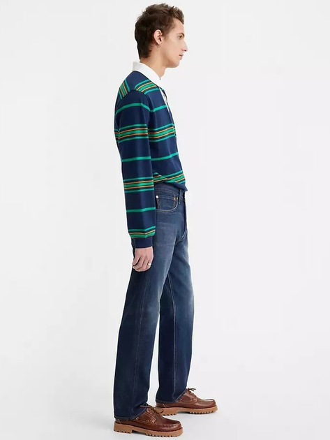 Jeansy regular fit męskie Levi's 501 Original 00501-3411 38-32 Granatowe (5401128021840) - obraz 4