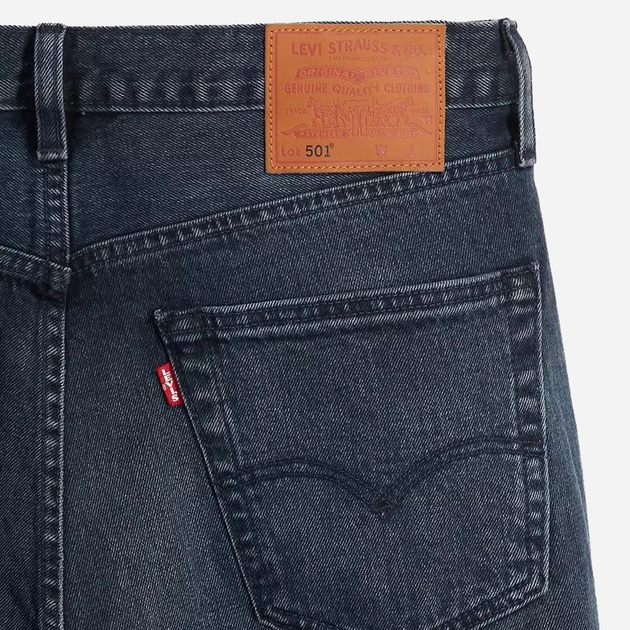 Jeansy regular fit męskie Levi's 501 Original 00501-3473 32-34 Granatowe (5401128026395) - obraz 8
