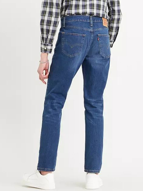 Джинси Slim fit чоловічі Levi's 511 Slim 04511-1163 33-32 Темно-сині (5415153940823) - зображення 2