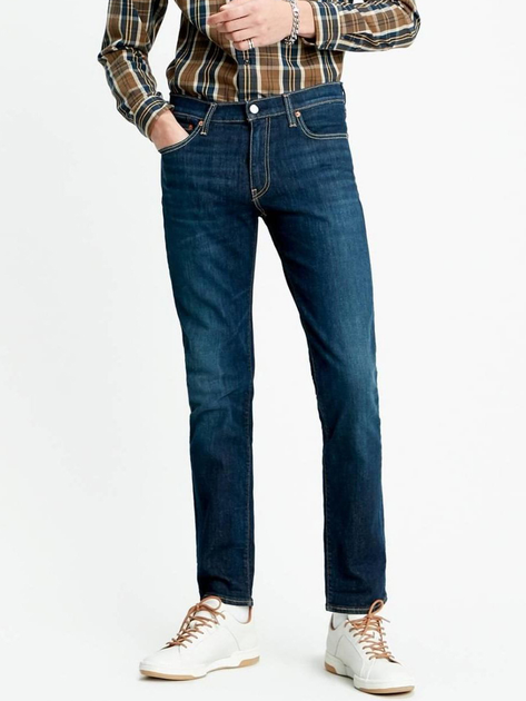 Jeansy slim fit męskie Levi's 511 Slim 04511-4102 32-36 Granatowe (5400816864417) - obraz 1