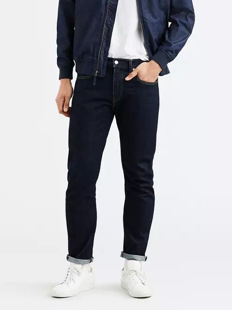 Джинси Regular fit чоловічі Levi's 502 Taper 29507-0181 30-34 Темно-сині (5400599119810) - зображення 1