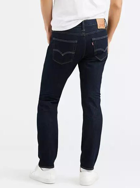 Jeansy regular fit męskie Levi's 502 Taper 29507-0181 31-32 Granatowe (5400599119834) - obraz 2