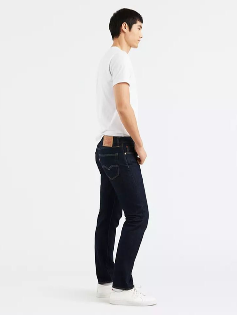 Джинси Regular fit чоловічі Levi's 502 Taper 29507-0181 34-32 Темно-сині (5400599119933) - зображення 4