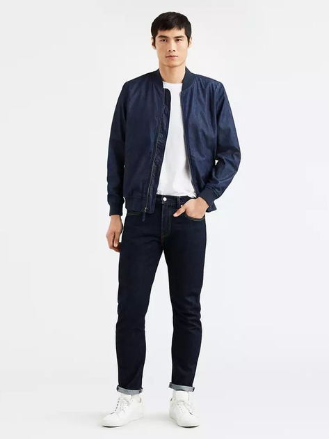 Джинси Regular fit чоловічі Levi's 502 Taper 29507-0181 40-32 Темно-сині (5400599120038) - зображення 3