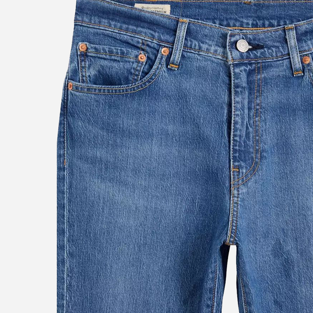 Jeansy slim fit męskie Levi's 511 Slim 04511-5461 36-34 Granatowe (5401043289783) - obraz 6