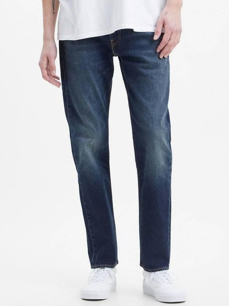 Jeansy regular fit męskie Levi's 502 Taper 29507-1294 33-32 Granatowe (5401043431458) - obraz 1