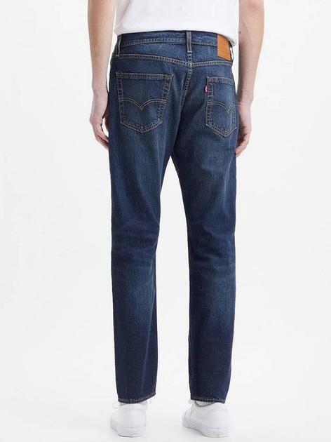 Jeansy regular fit męskie Levi's 502 Taper 29507-1294 33-34 Granatowe (5401043431465) - obraz 2