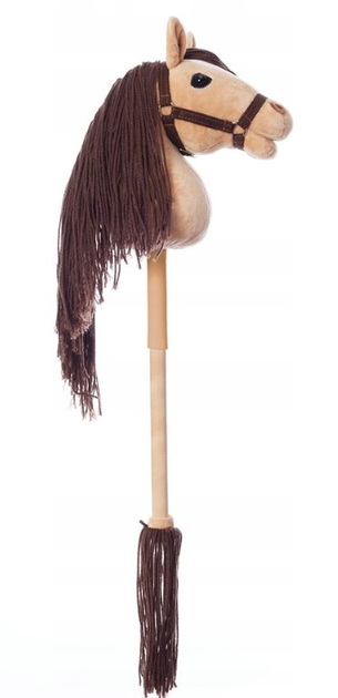 Кінь на палиці Tootiny Hobby Horse HoppiHorse A4 Бежевий (5907630902047) - зображення 5