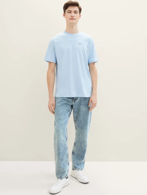 Джинси Regular fit чоловічі Tom Tailor 1040203 34-34 Блакитні (4067672143592) - зображення 3