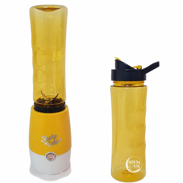 Стационарный блендер Shake n take с переносным стаканом в комплекте T24-S8-Yellow - изображение 4