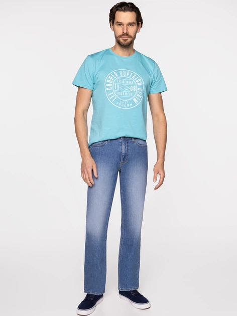 Jeansy regular fit męskie Lee Cooper LC118-1533 31-30 Niebieskie (5904347397265) - obraz 3