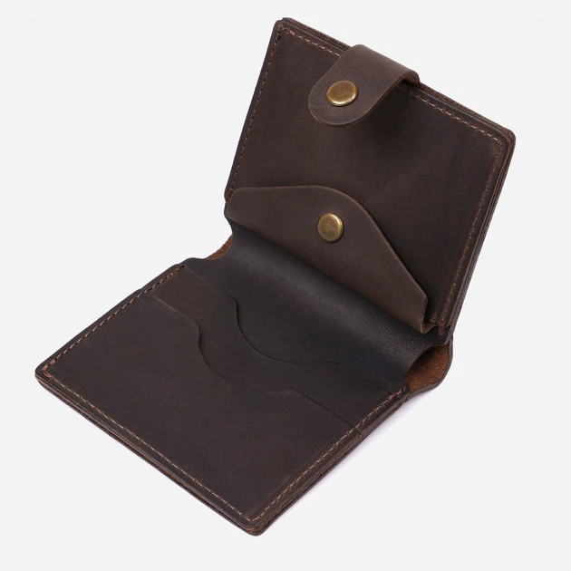 Портмоне кожаное Shvigel leather-16475 Коричневое - Фото 3 Портмоне кожаное Shvigel leather-16475 Коричневое - изображение 3