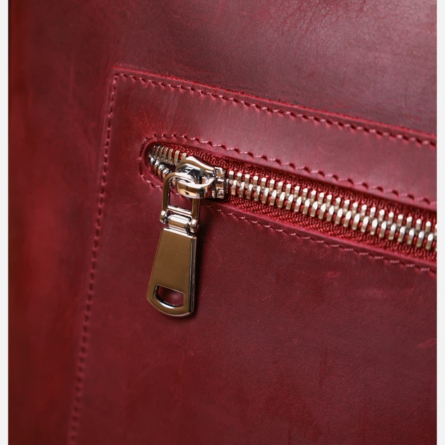 Сумка шопер жіноча шкіряна Shvigel leather-16350 Бордова - Фото 10 Сумка шопер жіноча шкіряна Shvigel leather-16350 Бордова - изображение 10