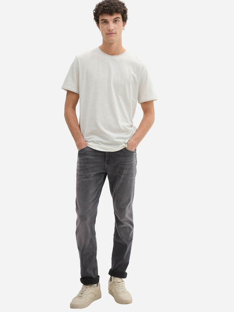 Jeansy regular fit męskie Tom Tailor 1043795 30-34 Ciemnoszare (4068127322128) - obraz 6