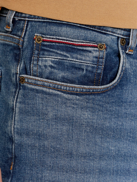 Jeansy Regular Fit męskie Tommy Hilfiger thmw0mw339461a8 33-32 Niebieskie (8720645777113) - obraz 4