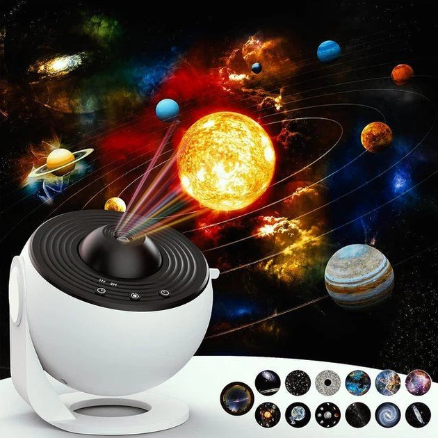 Проектор-ночник звездного неба Galaxy Projector 13 в1 Домашний