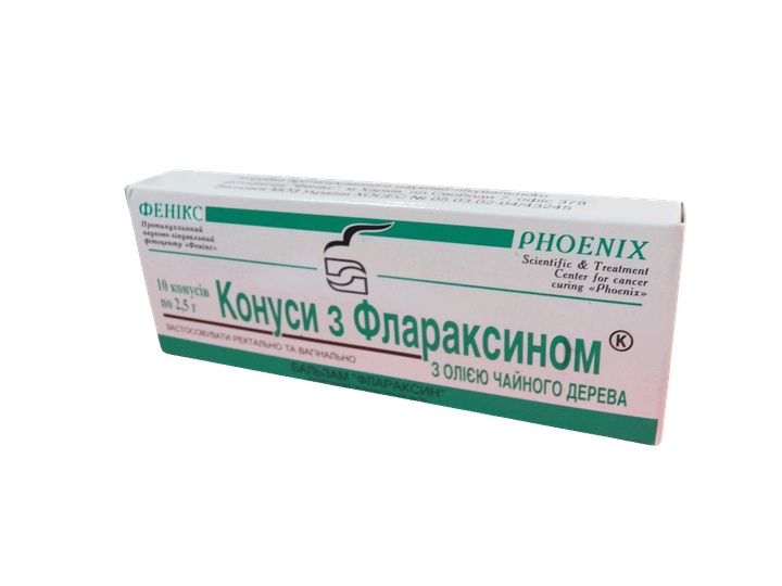 Феникс Свічки з флараксином та олією чайного дерева 10 шт Фенікс - изображение 1