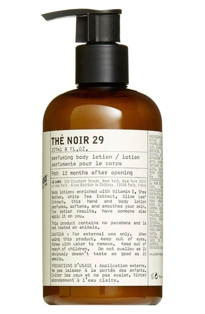 LE LABO THÉ NOIR 29 ボディローション 237ml Лосьон для тела Le Labo Thé Noir 29 Body Lotion 237 мл (0297