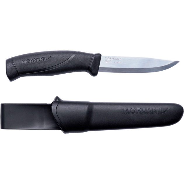 Туристический нож из нержавеющей стали Morakniv Companion (Svart) - изображение 1