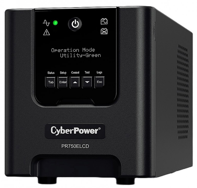 ДБЖ CyberPower Professional Tower Series PR750ELCDGR 675Вт/750ВА - зображення 2