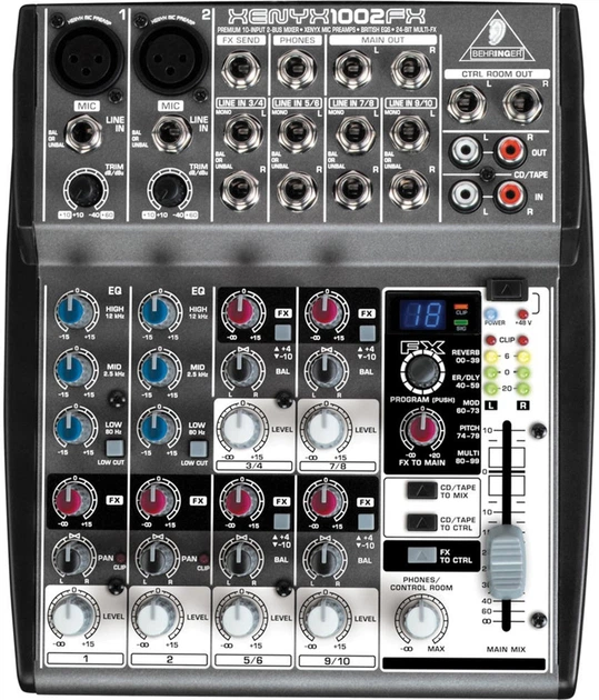 Behringer Xenyx 1002FX – фото, отзывы, характеристики в интернет