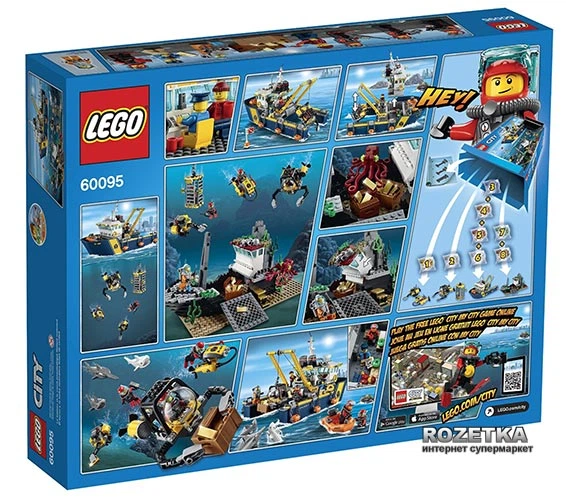 Конструктор LEGO City Supplementary Корабль исследователей морских