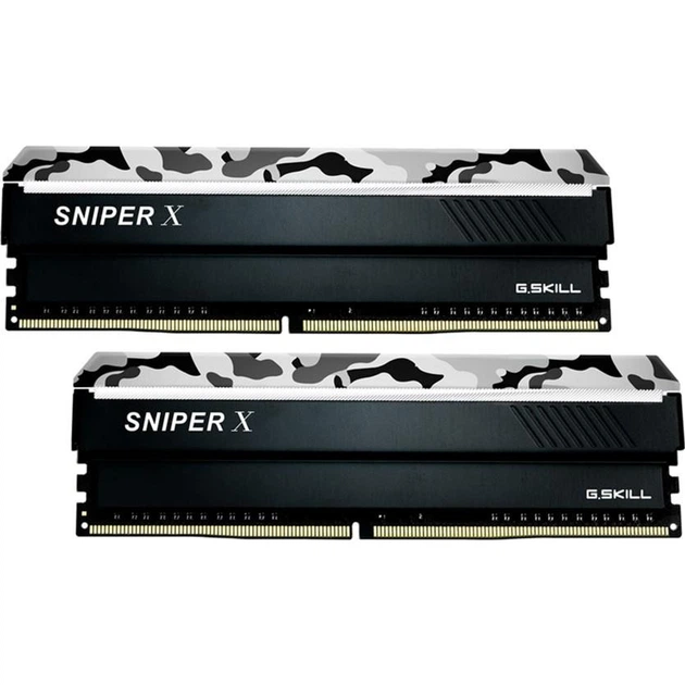 メモリー G.SKILL SNIPER X DDR4 32GB (16x2) Модуль пам'яті DDR4 32GB (2x 16GB) 3200MHz G.Skill Sniper X (F4