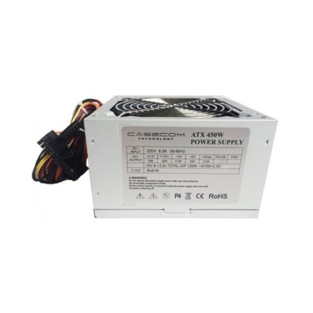 Блок живлення Casecom (CM 450 ATX/12) 450Вт Bulk - изображение 1