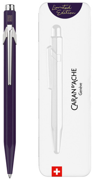 Długopis Caran d'Ache Pen 849 Dark Purple Czarny (7630002350280) - obraz 1