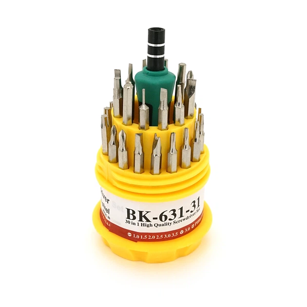 Набір викруток BAKKU BK-631-31, 30 в1 - Фото 2 Набір викруток BAKKU BK-631-31, 30 в1 - зображення 2