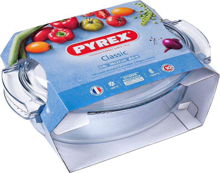 Naczynie Pyrex Essentials żaroodporne z pokrywką 5.8 l (5904134114747) - obraz 3